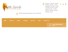 Tablet Screenshot of littlejannah.com